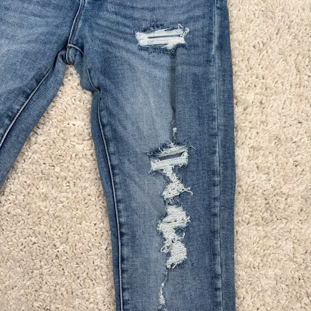 PETRA 153 Women's‎ Blue Distressed High Rise Skinny Jeans Size 29